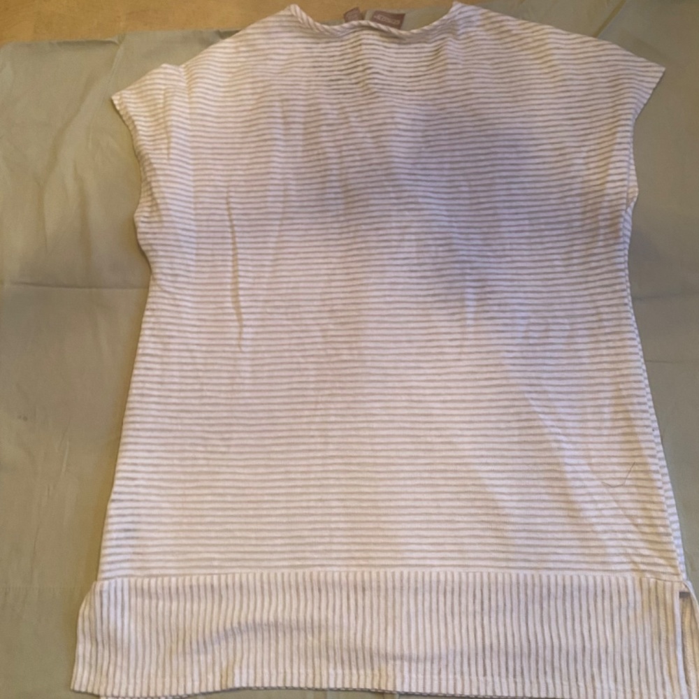 top- Shadow stripe  mixed stripe and tunic - Picture 4 of 6